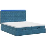  Krevet od pjene s madracem i LED-om Tamno plava 160 x 200 cm | shoptok.hr