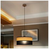  Visilica na sajli ALBA 1xE27/15W/230V Ø 45 cm crna/braon | Eponuda.com