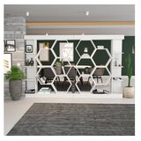 Hanah home Sueno Bijela polica za knjige 140x29,6x177,4 cm, Bijela | Eponuda.ba