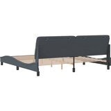  Okvir za krevet bez madraca tamnosivi 200x200 cm baršunasti | shoptok.hr