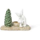 Svečnik Christmas Kiss, dolžina 17 cm