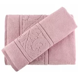 Foutastic Set od 2 ružičasta ručnika Sultan
