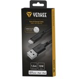Yenkee Kabl USB Tip A- Lighting YCU 615 BK 1.5m