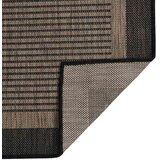  Vanjski tepih ravnog tkanja 80 x 250 cm tamnosmeđi | shoptok.hr