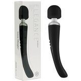 Love Magic Elegance Wand - punjivi vibrator za masažu (crni) Cijene