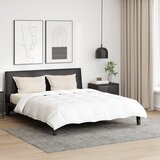 vidaXL Poplun s jastukom 3 pcs Bijela 240 x 200 cm Paperje Cijene