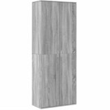 Maison Chic Visoka omara - Komoda - Predalnik siva sonoma 70x35x180 cm inženirski les, (21721549) Cene
