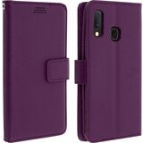 AVIZAR folio case držalo za kartice in stojalo za video, zrnat ucinek - vijolicna str. samsung galaxy A20e, (20599552) | Shoptok.si