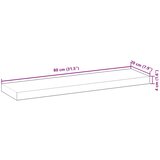  Ploča stola 80x20x4 cm Pravokutna Masivna Drvena Akacija | shoptok.hr