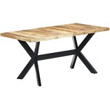  Blagovaonski stol od grubog masivnog drva manga 160x80x75 cm | Eponuda.com