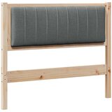  Tapecirani uzglavlje Smeđa 100 cm Čvrsto borovo drvo | shoptok.hr
