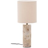 Kave Home Bež mramorna stolna lampa s tekstilnim sjenilom (visina 54 cm) Raze – | shoptok.hr