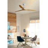 Faro 33728DC - Plafonski ventilator ALO L drvo/bela, prečnik 152 cm, sa daljinskim upravljačem | Eponuda.com
