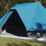 Tipi šator s krovom s pohranom Plava 680 x 430 x 270 cm taft | shoptok.hr
