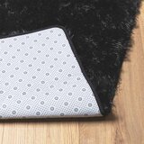  Čupavi tepih s visokim vlaknima NAVARRA crni 200x200 cm | Eponuda.com