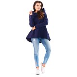 Awama Woman's Sweatshirt A200 Navy Blue Cene
