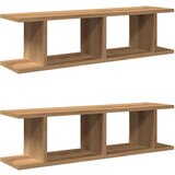 Maison Chic 2 kosi Stenske Police - Viseče police artisan hrast 75x18x20 cm inž. les, (21793764) Cene