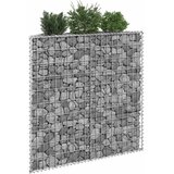 vidaXL trapezna gabionska gredica od pocinčanog čelika 100x20x100 cm Cijene