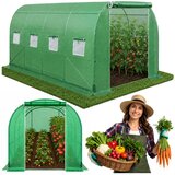  Vrtni staklenik – tunel od folije 4x2.5x2m 10m² UV-4 Premium - zeleni Cijene