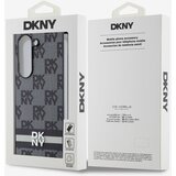 Dkny PU Leather Checkered Pattern and Stripe Samsung Galaxy Z Fold 6 Black Ovitek za telefon Vijolična | Shoptok.si