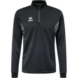 Hummel Sportska sweater majica 'AUTHENTIC' siva / crna / bijela
