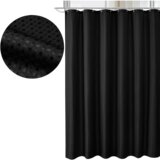 INF Zavesa za tuš vodotesna kopalniška zavesa za tuš Black M, (21536204) | Shoptok.si