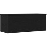  Kutija za spremanje s pohranom Crni hrast 90 x 35 x 35 cm | Eponuda.com