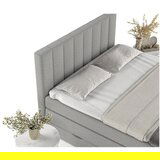 Maison de Rêve Svetlo siva boxspring postelja s prostorom za shranjevanje 140x200 cm Ruby – | Shoptok.si