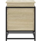 vidaXL Kutija za pohranu s poklopcem sonoma hrast 60x40x51,5 cm | shoptok.hr