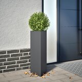 vidaXL Vrtna sadilica antracit trokutasta 30x26x75 cm čelična Cijene