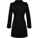 Trendyol Coat - Black - Double-breasted | shoptok.hr