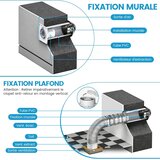 XIIW 150 mm kopalniški ventilator s časovnikom | Shoptok.si