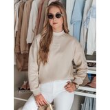 DStreet Bluza damska oversize z naszywką LOVASON beżowa | Shoptok.si