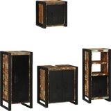 vidaXL Komplet pohištva za kopalnico 4 pcs Trden recikliran les | Shoptok.si