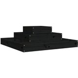  Sadilica crna 80 x 80 x 27 cm od masivne borovine | Eponuda.com