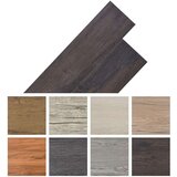 vidaXL Samoljepljive podne obloge PVC 5,21 m² 2 mm tamnosmeđe | shoptok.hr