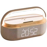 Venisymlis Digitalna Radio Budilka Z Zvočnikom Bluetooth, 15 W Brezžičnim Polnilnikom, Dvojnim, Nastavljivim Glasnim Zvokom Alarma, (22059856) Cene