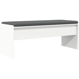  Klupa za hodnik s jastukom Bijelo 103 x 38 x 40 cm | Eponuda.com