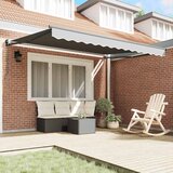  Sklopiva konstrukcija tende Antracit 300 x 250 cm Aluminij | shoptok.hr