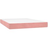 vidaXL Vzmetnica z žepkasto vzmetjo roza 140x210x20 cm žamet, (21366489) | Shoptok.si