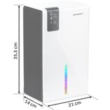 Berdsen BR-856 odvlaževalnik zraka 800 ml/24 h s higrostatom in daljinskim upravljalcem | Shoptok.si