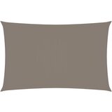 vidaXL Senčno jadro oksford blago pravokotno 4x7 m taupe Cene