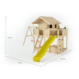 Fungoo set SUNSHINE s toboganom - drveno dječje igralište | shoptok.hr