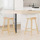 Trpezarijske stolice 2 pcs Prirodna 46 x 37 x 63 cm | Eponuda.ba