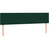 Box Spring krevet s madracem i LED tamno zeleni 180x220 cm baršun | Eponuda.ba