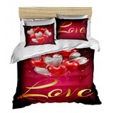 Lessentiel Maison set posteljine 155, 160x220cm, crvena i bijela | Eponuda.ba