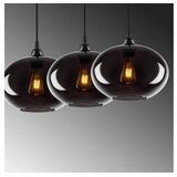Opviq dimljena 052 viseća svjetiljka, E27, 3x40W, IP20, crna | Eponuda.ba