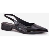 Boto Lacquered Ballerinas On Low Heel Black Testori | Shoptok.si