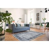 Kayoom RAVNO TKANA PREPROGA Galaxy 1225 Grau / Blau 170/240 cm tkano modra, siva | Shoptok.si