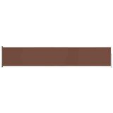 Maison Chic Zložljiva stranska tenda - Senčniki za teraso 117x600 cm rjava, (22041133) | Shoptok.si